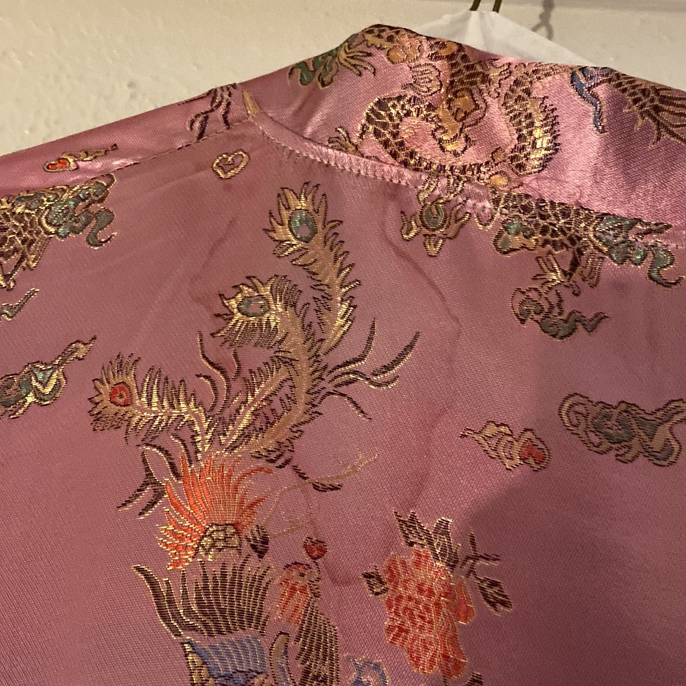 Beautiful vintage pinkish purple kimono - Picture 8 of 8